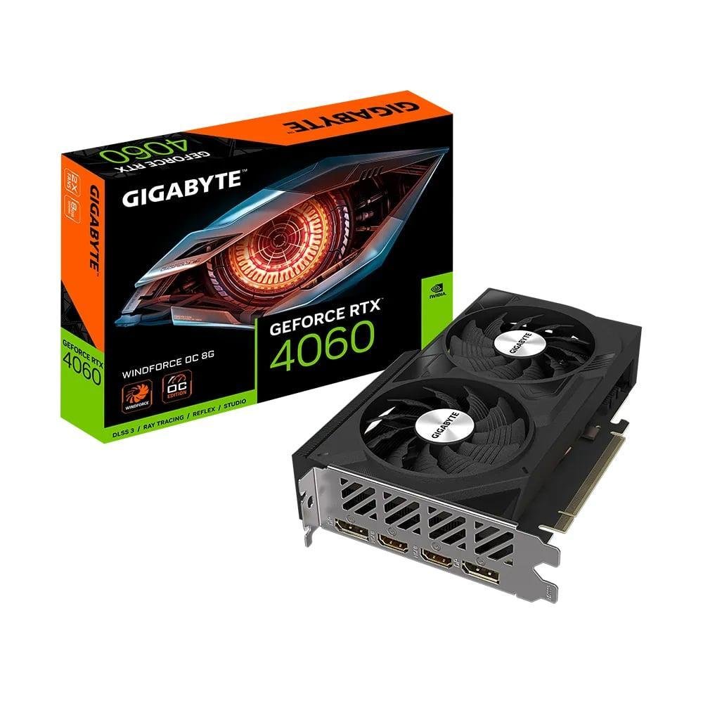 Placa de Vídeo RTX 4060 Gigabyte 8GB KaBuM