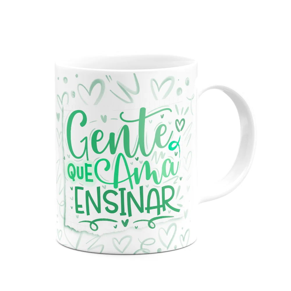 Imagem 3 de 3 do produto Caneca Professor,Gente Que Ama Ensinar
