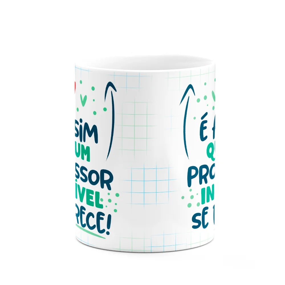 Imagem 2 de 3 do produto Caneca Professor,Um Professor Incrível É Assim!