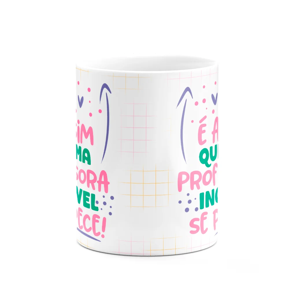 Imagem 2 de 3 do produto Caneca Professora, Uma Professora Incrível É Assim!