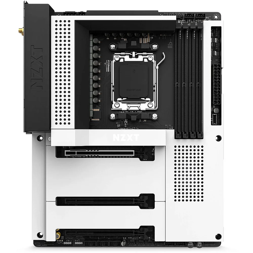 Imagem 5 de 5 do produto Placa Mãe Nzxt N7 B650e, Am5, ATX, DDR5, Branca, Wi-Fi