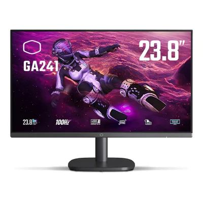 Monitor Gamer Cooler Master, 23,8 Polegadas, HDMI, VGA, Vesa 100hz - Cmi-ga241