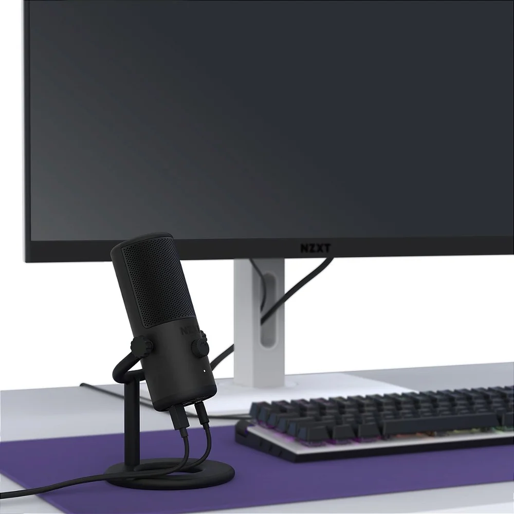 Microfone Gamer Nzxt Capsule Mini KaBuM