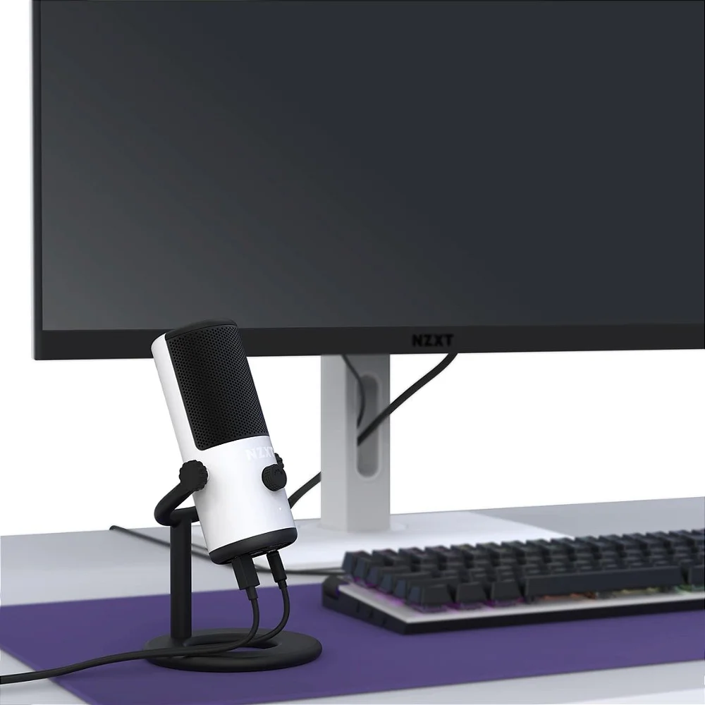 Microfone Nzxt Capsule Mini USBC KaBuM
