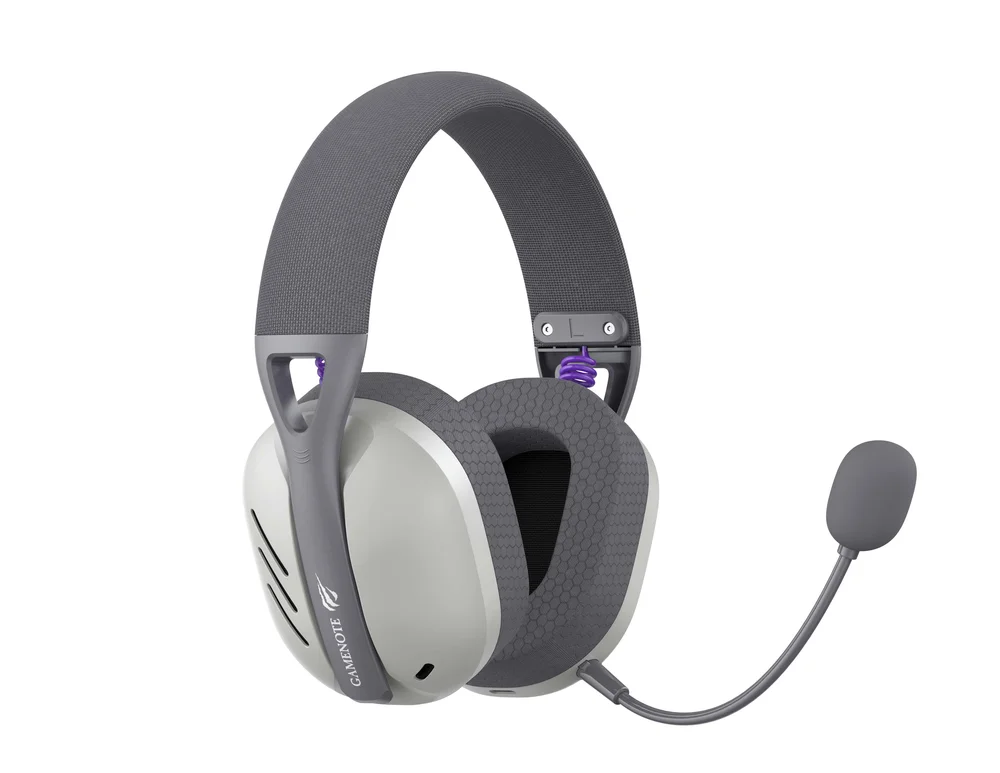 Headset Gamer Havit Fuxi H3, Driver 40mm, 7.1 Surround, Bluetooth E USB, Tipo C 3.5mm, Cinza - Sem Fio Headset Gamer Havit Fuxi H3, Driver 40mm, 7.1 Surround, Bluetooth E USB, Tipo C 3.5mm, Cinza - Sem Fio