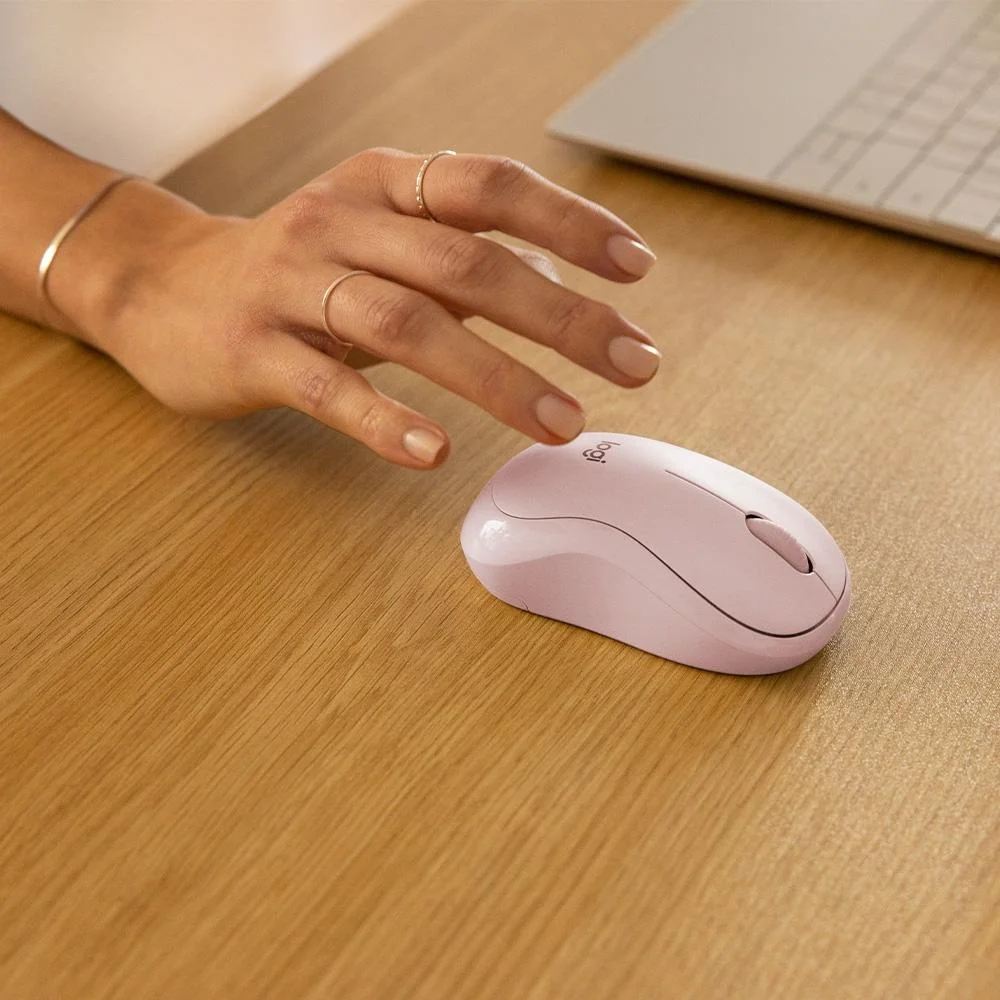 Imagem 4 de 5 do produto Mouse Logitech, Bluetooth M240 Silent, Rosa