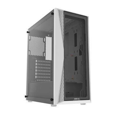 Gabinete Gamer Hyrax Hgb600w, FULL Tower, Lateral De Vidro