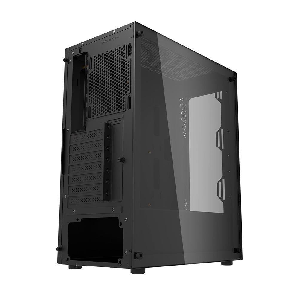 Imagem 2 de 5 do produto Gabinete Gamer Hyrax Hgb600b, FULL Tower, Lateral De Vidro