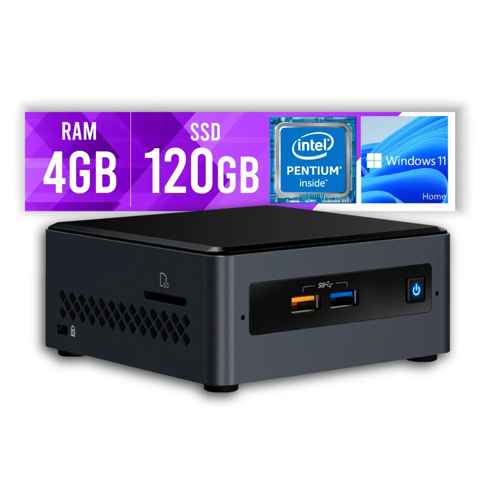 Mini Pc Certo Pc Intel Dual Core J5040 4GB RAM