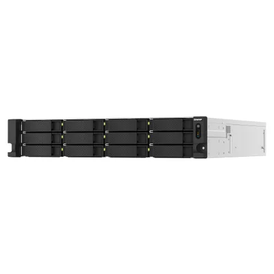 Storage Qnap Intel Xeon E-2334 3.4GHZ, 16GB, DDR4 2.5gbe 10gbe, Rack 2u 12+6-baias