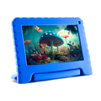 Tablet Kid Pad Multi Nb410, 4GB RAM, 64GB, 7 Polegadas, Quad Core, Android 13, Azul