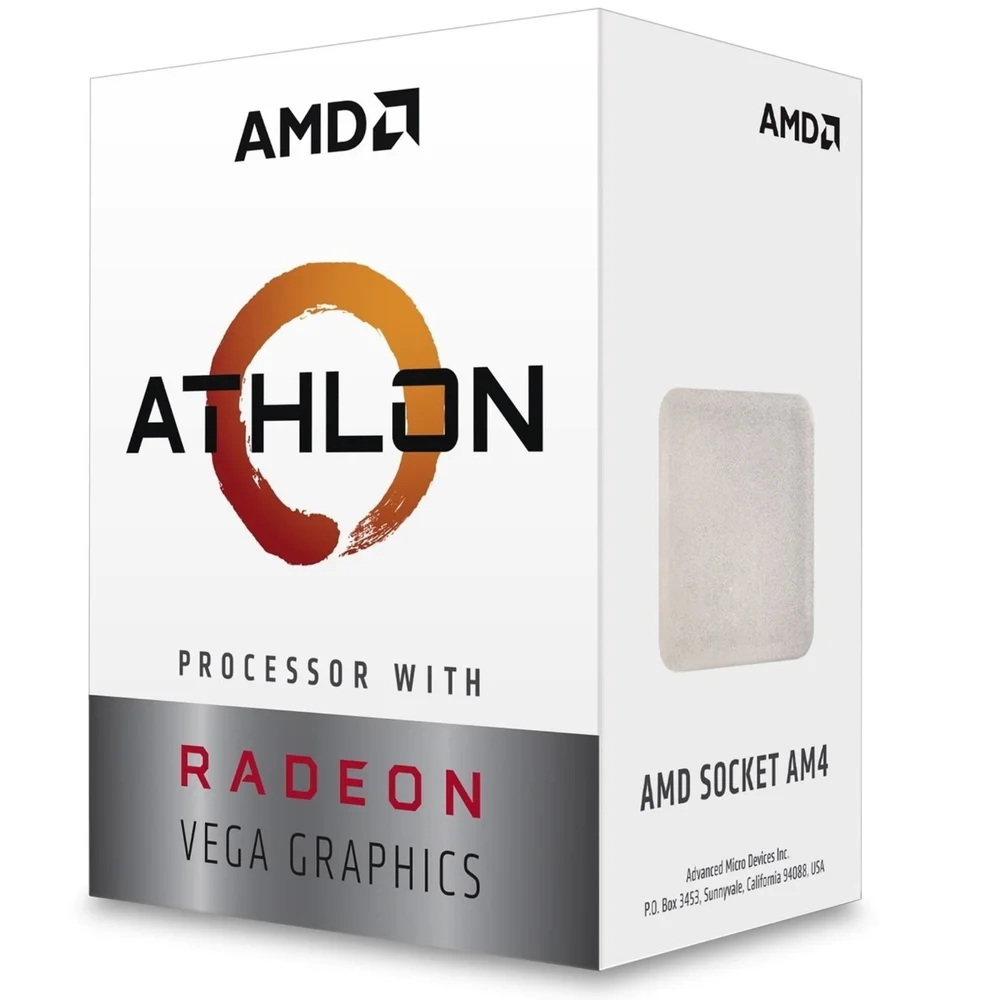 Imagem 2 de 5 do produto Processador AMD Athlon 3000g, 3.5GHz, Cache 5MB, AM4, 2 Núcleos, 4 Threads - Yd3000c6fhsbx