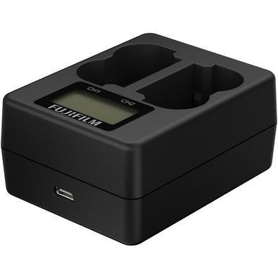 Carregador De Bateria Fujifilm Duplo  Bc-w235 Para Np-w235