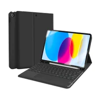 Capa Novo Ipad 10° Geração, 10,9 Polegadas, Wb Com Teclado, Trackpad E Compart. Para Pencil,preto