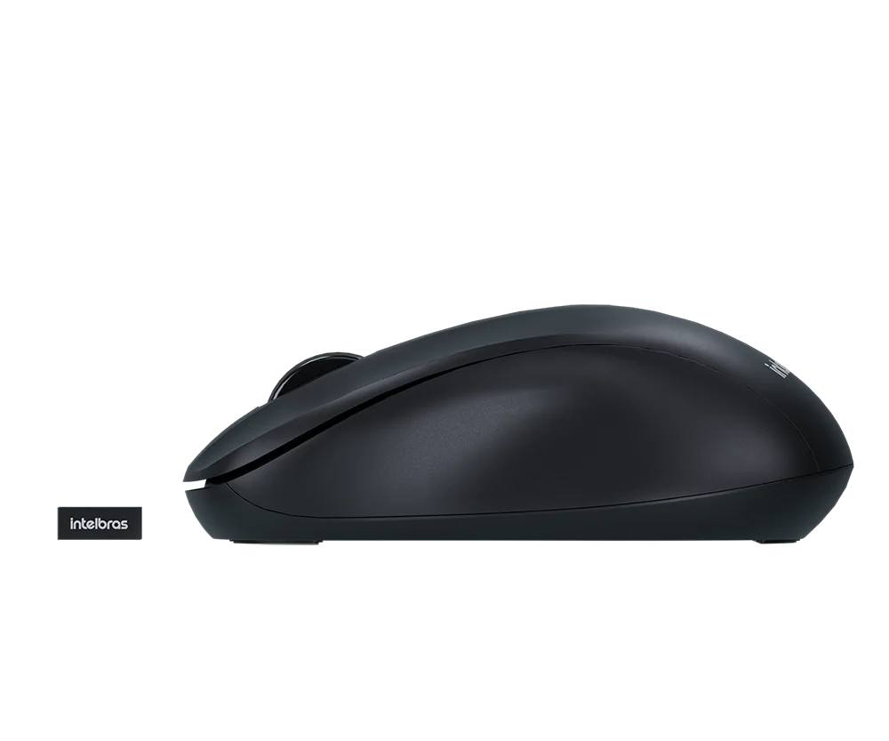 Imagem 4 de 5 do produto Mouse Sem Fio Intelbras Msi 50, 2.4ghz - 1200dpi - Preto
