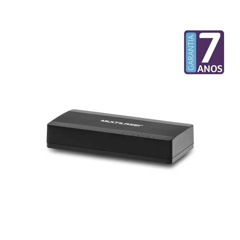 Switch Multi 8 Portas 101001000mbps Gigabit KaBuM