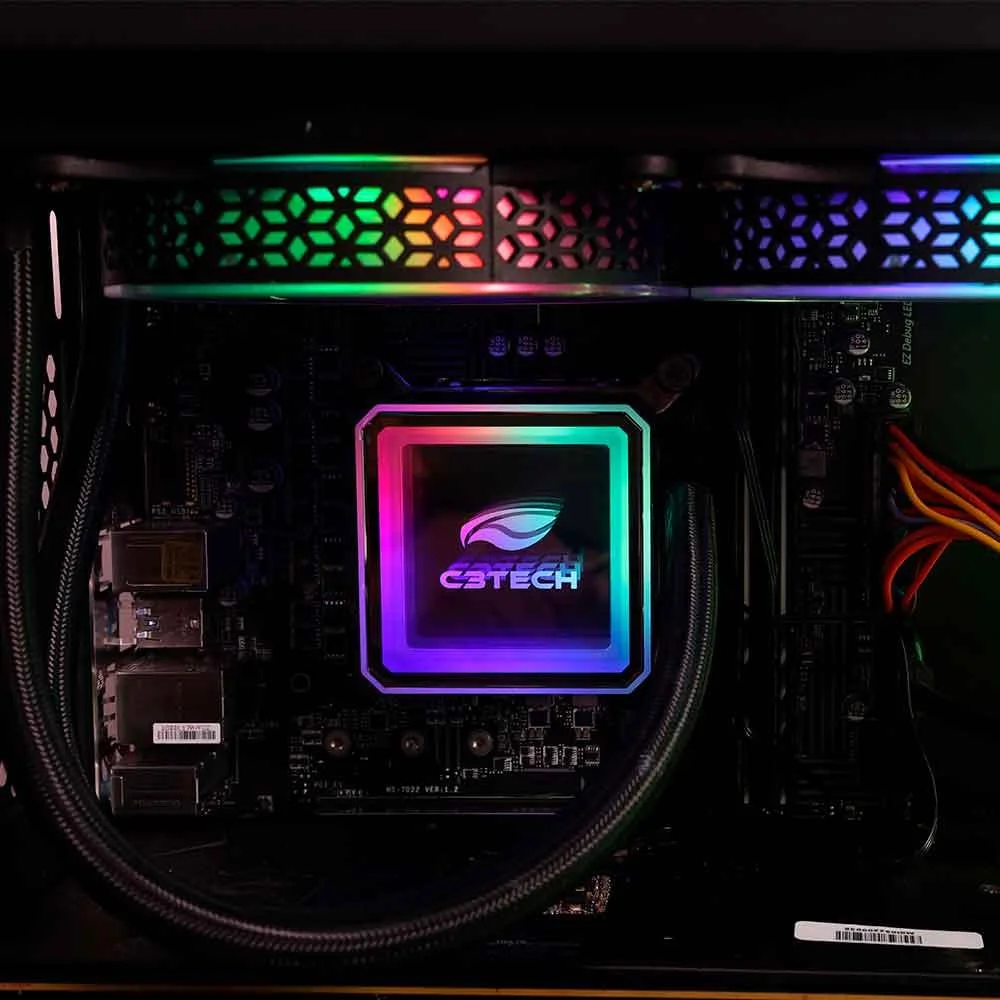 Imagem 4 de 5 do produto Water Cooler C3Tech, 240mm - Fc-W240RGB, Preto