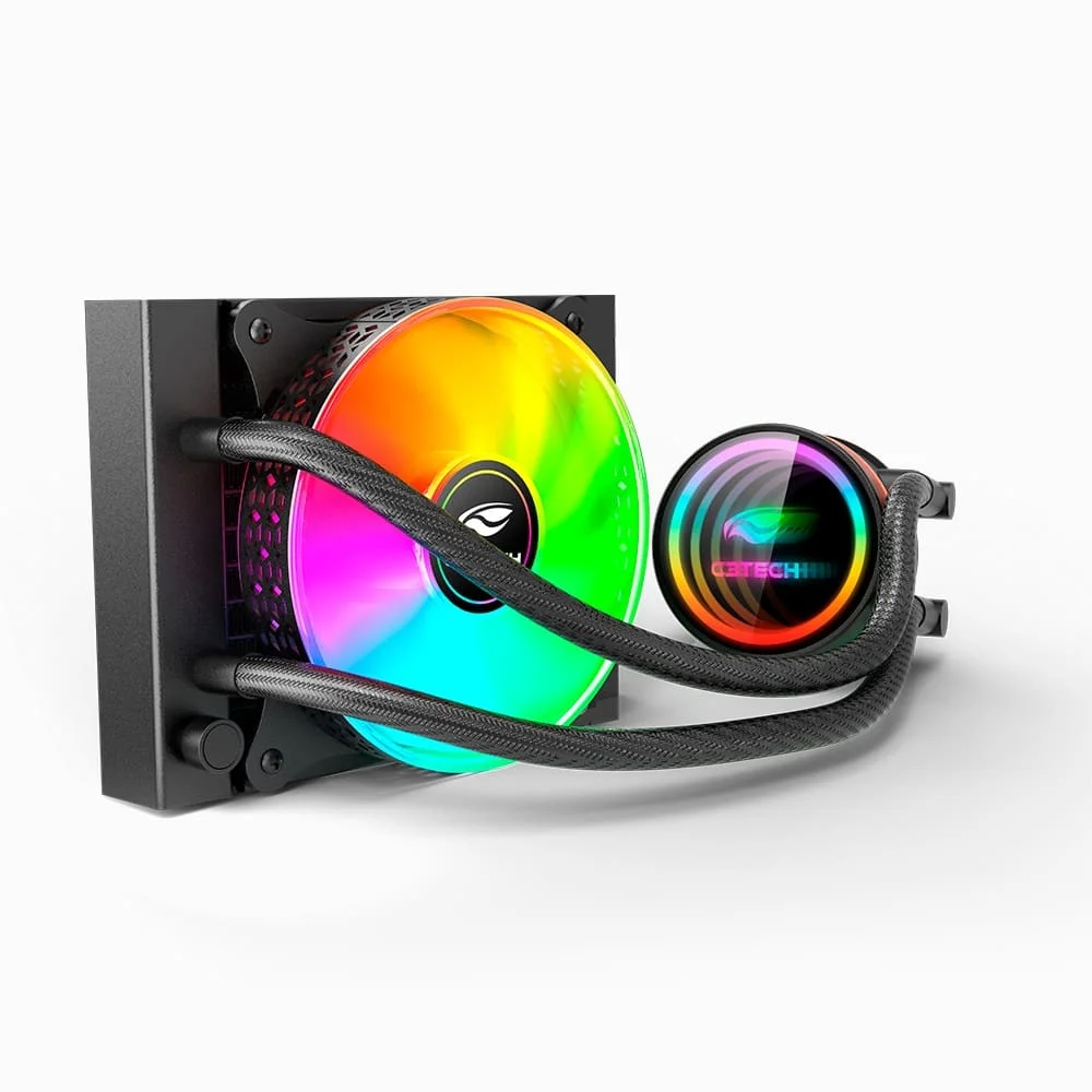 Water Cooler 120mm C3tech Fc-w120rgb, AMD E Intel, LED, RGB 4