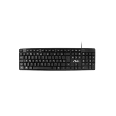 Teclado Vinik USB Corp, Com Fio, ABNT2, Cabo 1.8m - Ct301