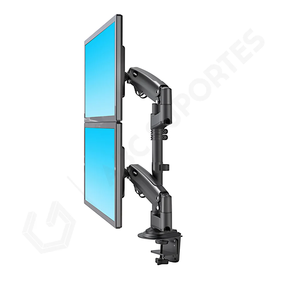Imagem 2 de 5 do produto Suporte Monitor Ajustavel 17Polegadas A 35Polegadas Com Pistão A Gas Duplo Px-h160