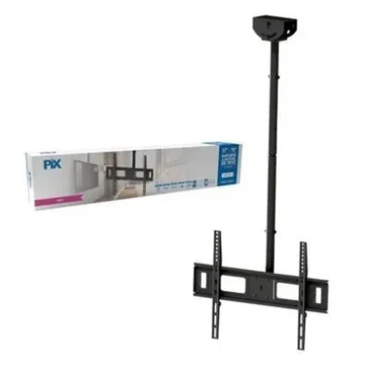 Suporte Tv E Monitores De Teto Ajustavel 37" A 70" Preto Px28