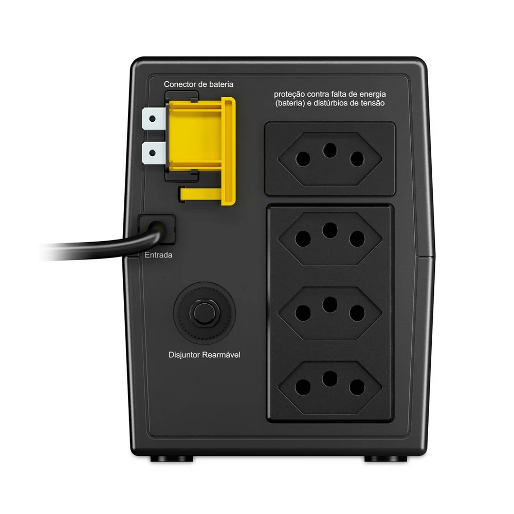 Imagem 4 de 5 do produto Nobreak Apc Back-ups 700VA, Entrada Bivolt, Saída 115v - Bvx700bi-br