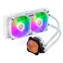 Water Cooler - Cooler Master, Masterliquid 240l Core, 240mm, Intel e Amd, ARGB, Para Processador, Branco