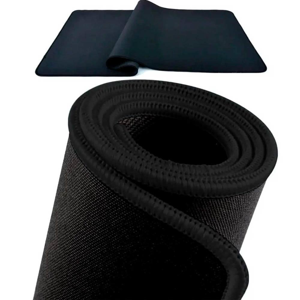 Imagem 3 de 5 do produto Mouse Pad Gamer Speed, Extra Grande, Desk Pad Profissional Premium, Com Borda Costurada 120x60, Preto