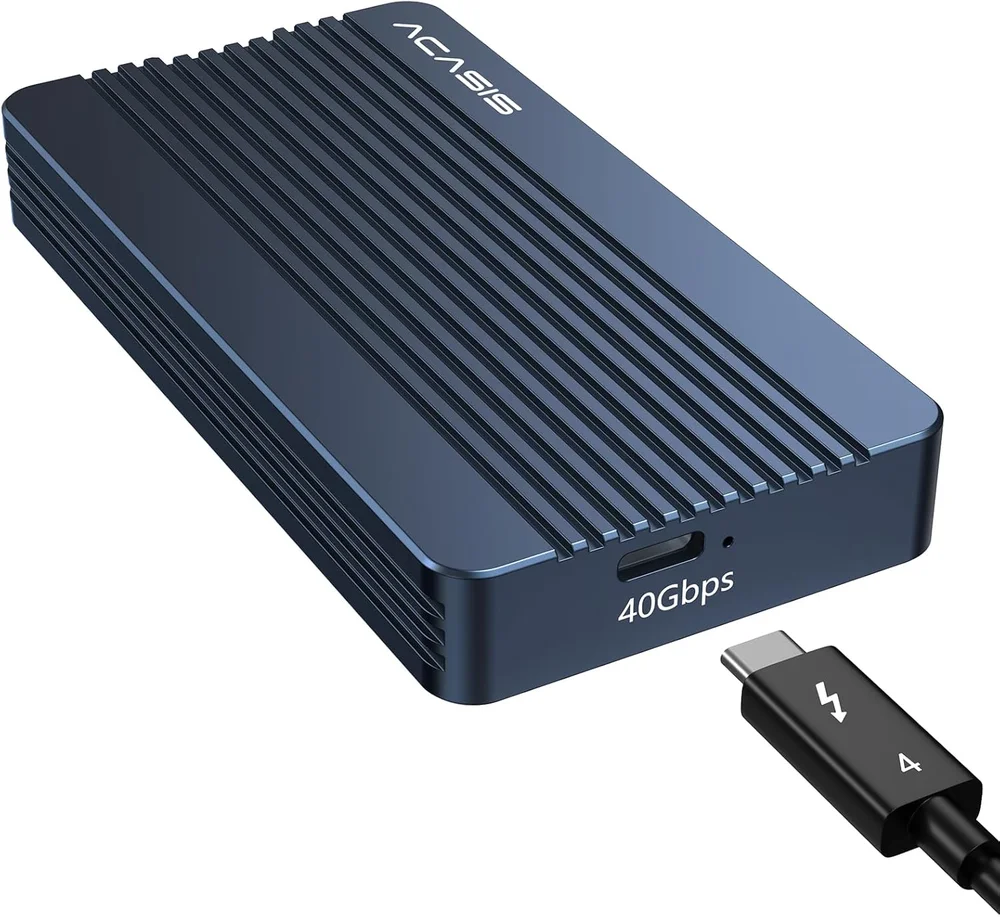 Case Externo 40GBPS SSD NVME M2 Acasis KaBuM