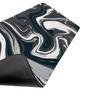 Mouse Pad Gamer Speed, Extra Grande, Desk Pad Profissional Premium, Com Borda Costurada 100x50,Abstract Abstrato, Cinza