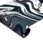 Mouse Pad Gamer Speed, Extra Grande, Desk Pad Profissional Premium, Com Borda Costurada 100x50,Abstract Abstrato, Cinza