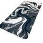 Mouse Pad Gamer Speed, Extra Grande, Desk Pad Profissional Premium, Com Borda Costurada 90x40, Abstract Abstrato, Cinza
