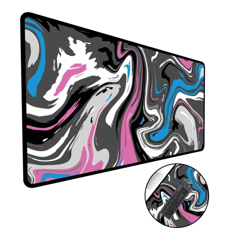 Mouse Pad Gamer Speed, Extra Grande, Desk Pad Profissional Premium, Com Borda Costurada 120x60, Abstrato Abstract, Rosa Mouse Pad Gamer Speed, Extra Grande, Desk Pad Profissional Premium, Com Borda Costurada 120x60, Abstrato Abstract, Rosa