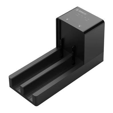 Dock Station Orico, SATA 2.5 E 3.5, Com 2 Entradas, USB3.0 TIPO-B, Clone Off-line, Preto  - 6528US3-C