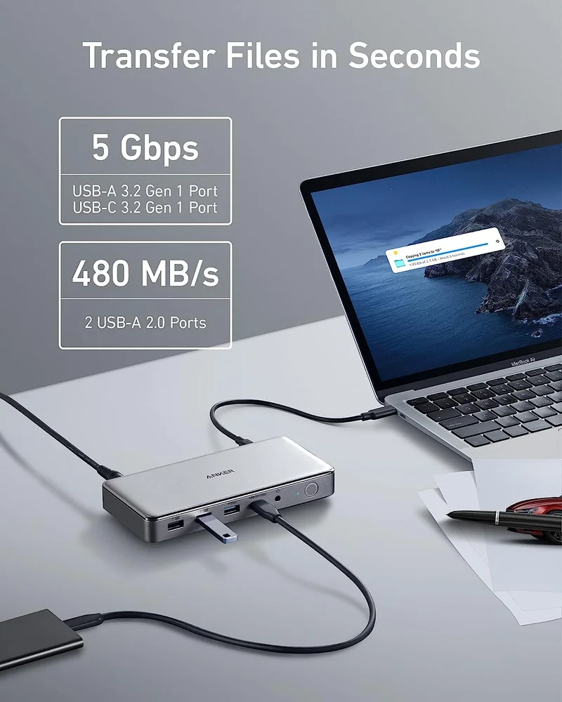 Anker 563 USB-C ドッキングステーション Anker 563 USB-C ドッキングステーション （10-in-1）の口コミ