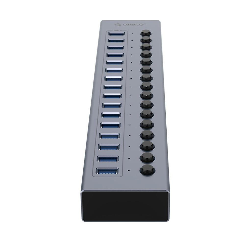 Imagem 2 de 4 do produto Hub Orico, 16 Portas, Com Switches Individuais - BT2U3-16AB