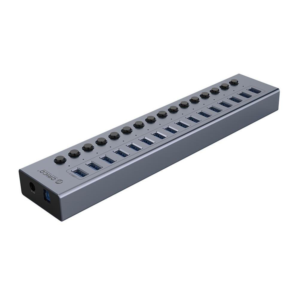 Imagem 3 de 4 do produto Hub Orico, 16 Portas, Com Switches Individuais - BT2U3-16AB