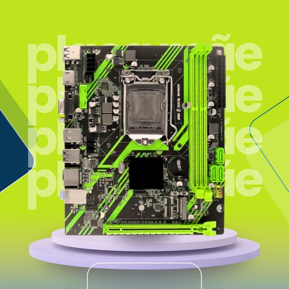 Placa-Mãe Aitek H310 Intel LGA 1151, 32GB RAM, DDR4, 4 Portas SATA III, USB 3.0, HDMI - DELTA-H310M2K Placa-Mãe Aitek H310 Intel LGA 1151, 32GB RAM, DDR4, 4 Portas SATA III, USB 3.0, HDMI - DELTA-H310M2K