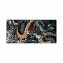 Mouse Pad Gamer Speed, Extra Grande, Desk Pad Profissional Premium, Com Borda Costurada 90x40,Dragão Azul