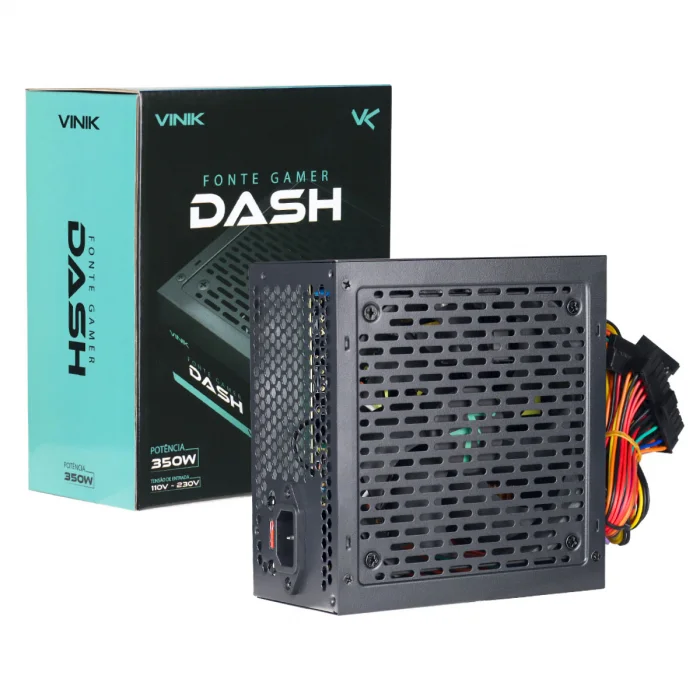 Fonte Gamer Dash, 350w, Preto - Vfg350wpv2