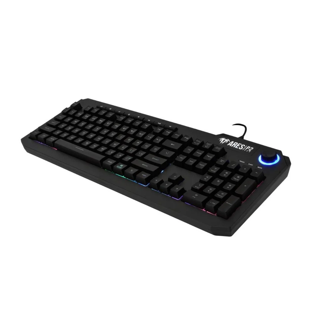 Imagem 2 de 5 do produto Teclado Gamer Gamdias ARES P2A, USB, RGB, ABNT2 - PRETO