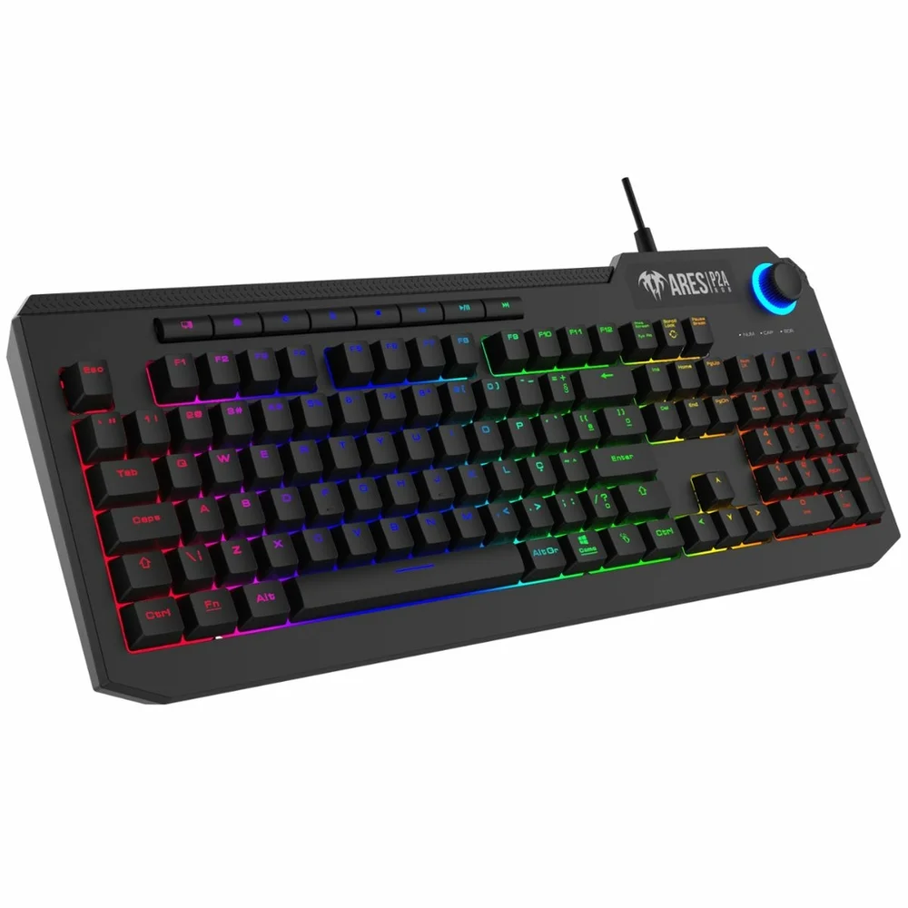 Imagem 4 de 5 do produto Teclado Gamer Gamdias ARES P2A, USB, RGB, ABNT2 - PRETO
