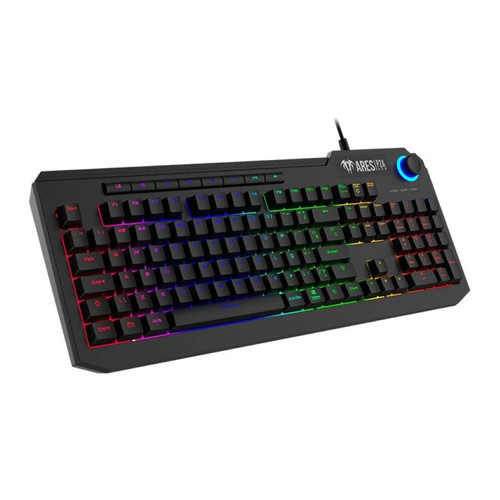Imagem 5 de 5 do produto Teclado Gamer Gamdias ARES P2A, USB, RGB, ABNT2 - PRETO