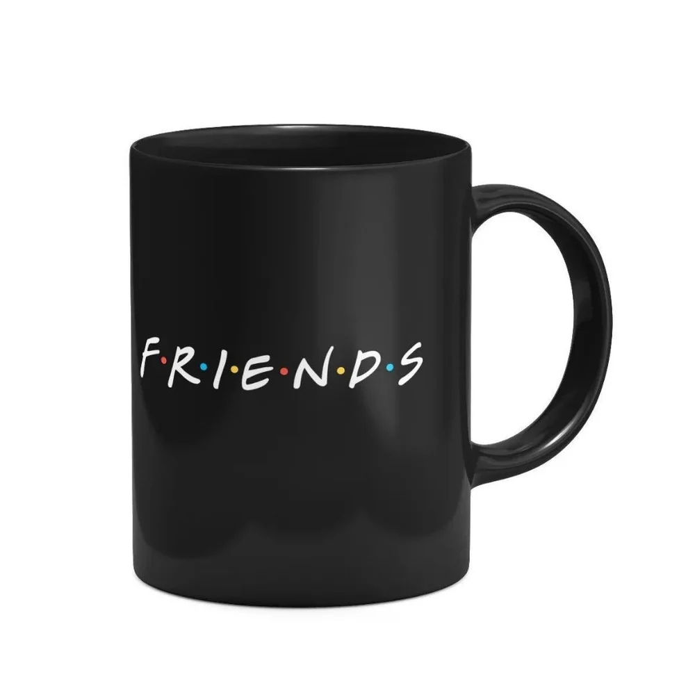Imagem 2 de 2 do produto Caneca Geek - Friends Logo Séries - Preta