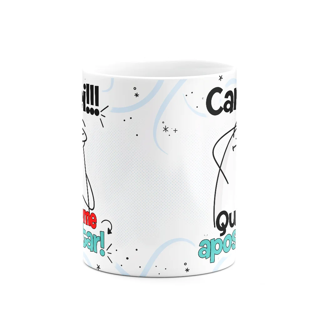 Imagem 2 de 3 do produto Caneca Divertida Flork - Cansei!!! Quero Me Aposentar!