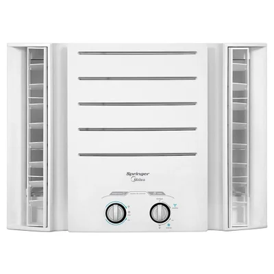 Ar Condicionado Springer Midea Mecânico, de Janela, 10.000 BTU/h, Branco, 220V, Frio - QCK105BB