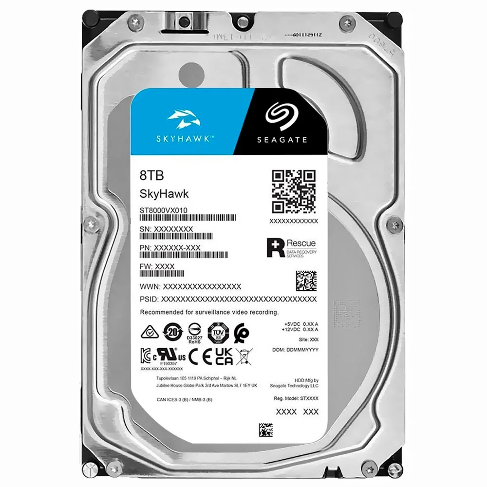 Hd Seagate 8tb Skyhawk Surveillance 35 Polegadas