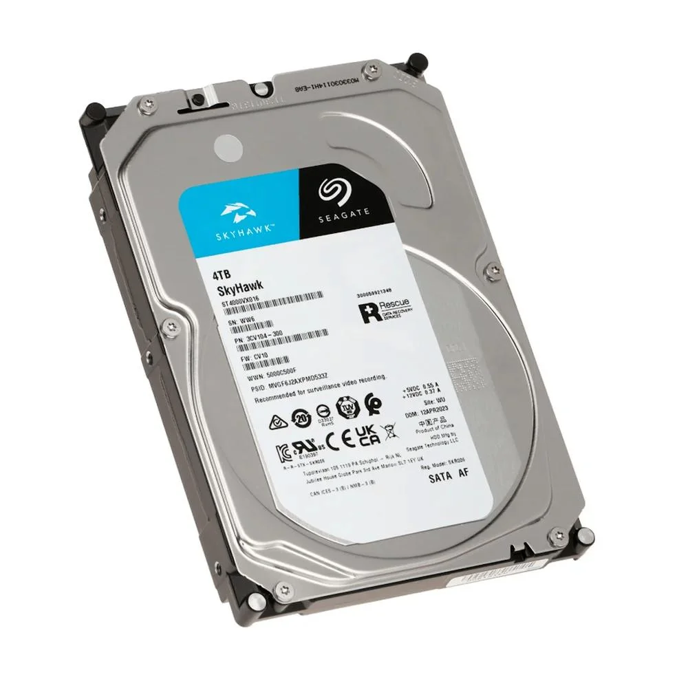 Imagem 3 de 5 do produto Hd Seagate 4tb Skyhawk Surveillance, 3.5Polegadas Sata 3 5400rpm - St4000vx016