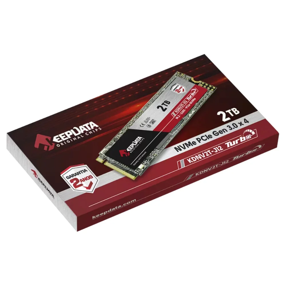 Imagem 2 de 5 do produto SSD M.2 De 2tb Keepdata Kdm2t-j12 550 Mb/s De Leitura, Preto