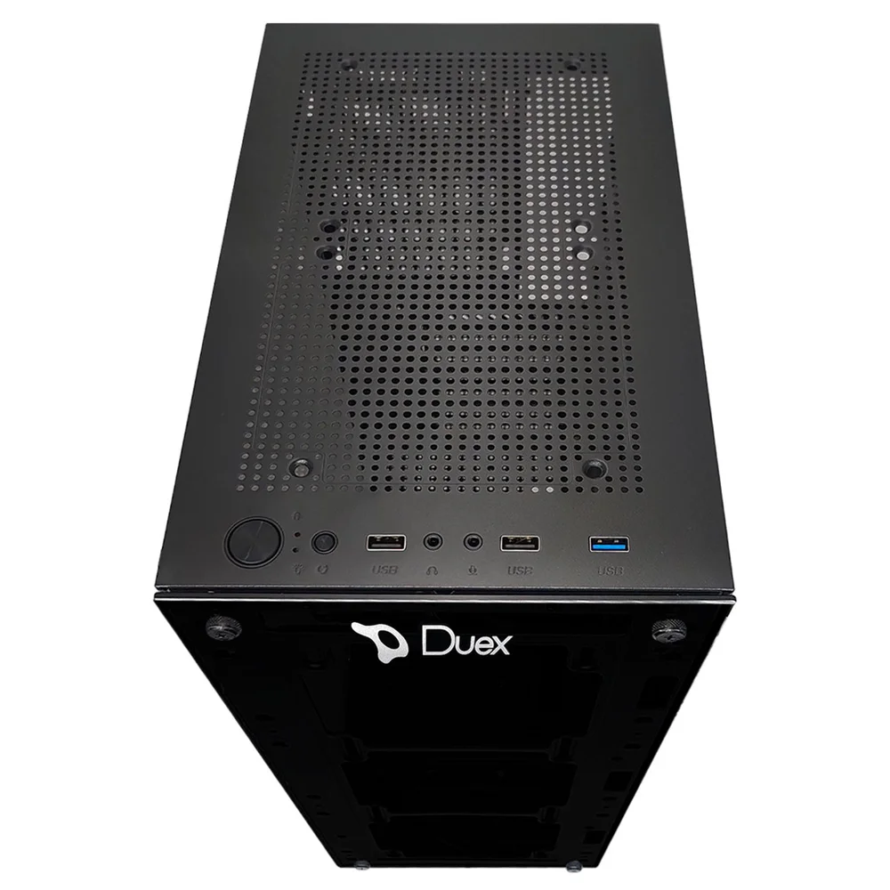 Imagem 4 de 4 do produto Gabinete Gamer Duex, Vidro Temperado, M-ATX, ITX, Vidro Temperado, Preto - Dx305t